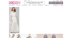 Desktop Screenshot of dress911.com